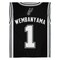 Sleep Squad San Antonio Spurs Victor Wembanyama 60” x 80” Raschel Plush Jersey Basketball Blanket